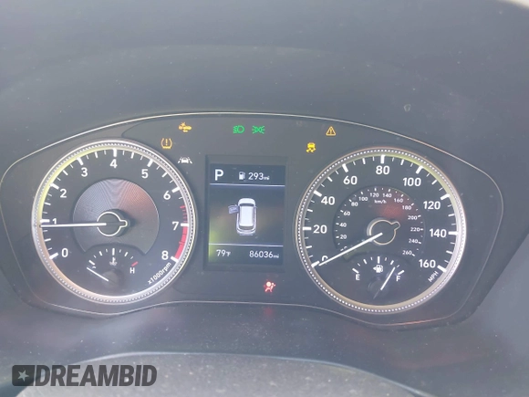 2020 Hyundai Santa Fe SE with VIN 5NMS23AD8LH178541, listed as a IAAI auction lot 41779711 with 86,036 mi miles and . Bid and sale history available at DreamBid. Image 7.