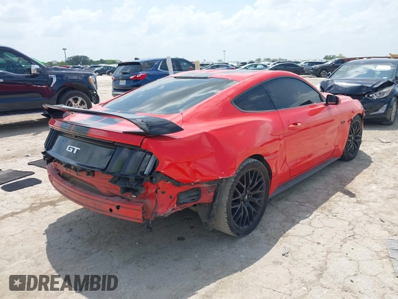 2015 Ford Mustang GT with VIN 1FA6P8CF8F5413189, listed as a IAAI auction lot 42496521 with 130,721 mi miles and . Bid and sale history available at DreamBid. Image 4.