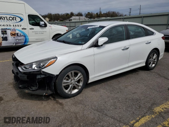 2018 Hyundai Sonata Sport with VIN 5NPE34AF9JH644852, listed as a Copart auction lot 52929025 with 104,056 mi miles and Salvage Title. Bid and sale history available at carsss.com. Image 1.