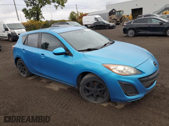 2011 Mazda 3 GX with VIN JM1BL1KF1B1458831, listed as a Copart auction lot 71309894 with 270,548 mi miles and Salvage Title. Bid and sale history available at carsss.com. Image 4.