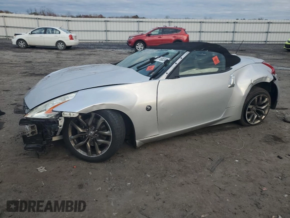 2012 Nissan 370Z Touring with VIN JN1AZ4FH7CM370893, listed as a Copart auction lot 81118834 with 0 mi miles and Salvage Title. Bid and sale history available at carsss.com. Image 1.