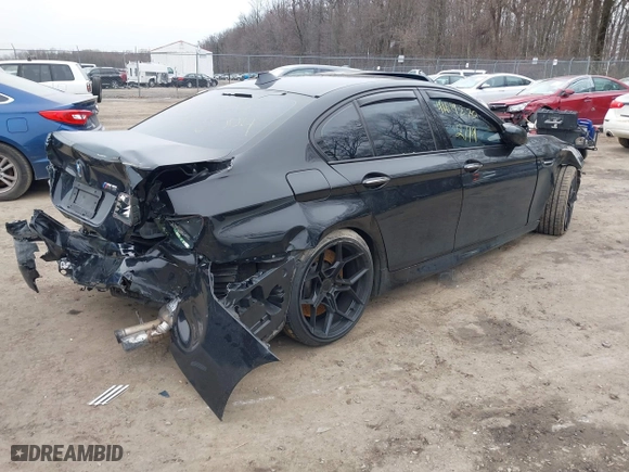 2013 BMW M5 with VIN WBSFV9C52DD096793, listed as a IAAI auction lot 41619270 with 1 mi miles. Bid and sale history available at carsss.com. Image 4.