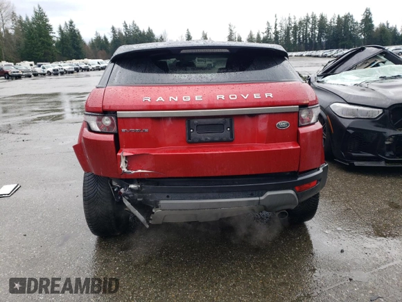 2014 Land Rover Range Rover Evoque Pure Plus with VIN SALVP1BG1EH930475, listed as a Copart auction lot 86645614 with 74,369 mi miles and Salvage title. Bid and sale history available at DreamBid. Image 6.