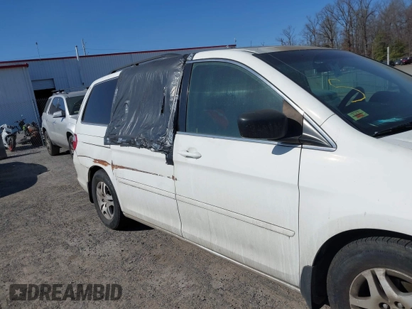 2007 Honda Odyssey EX-L z VIN 5FNRL38637B436216, wystawiony jako IAAI lot #41714246 z przebiegiem Nie podano mil oraz . Historia ofert i sprzedaży dostępna na DreamBid. Obrazek 6.