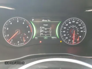 2019 Genesis G70 2.0T Advanced with VIN KMTG44LA1KU024612, listed as a Copart auction lot 60957484 with 78,019 mi miles and Salvage Title. Bid and sale history available at carsss.com. Image 9.