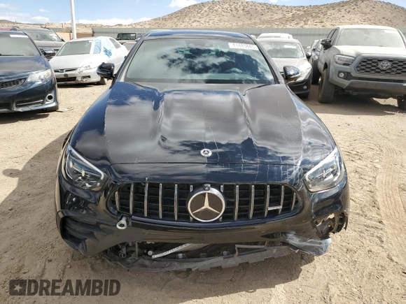 2023 Mercedes-Benz E 53 AMG with VIN W1KZF6BB3PB101562, listed as a Copart auction lot 41483845 with 16,312 mi miles and Salvage Title. Bid and sale history available at DreamBid. Image 5.