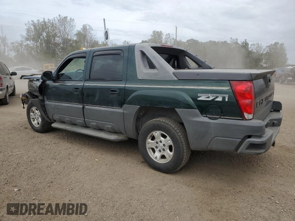 2002 Chevrolet Avalanche with VIN 3GNEK13T72G225839, listed as a Copart auction lot 74501734 with 199,087 mi miles and Clean Title. Bid and sale history available at DreamBid. Image 2.