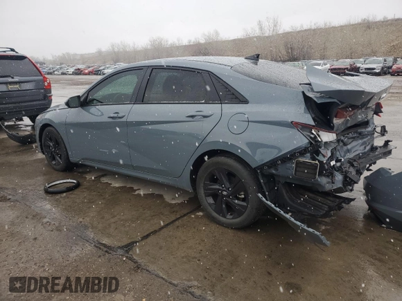 2023 Hyundai Elantra SEL with VIN KMHLM4AG9PU384184, listed as a Copart auction lot 52144415 with 52,651 mi miles and Salvage Title. Bid and sale history available at DreamBid. Image 2.