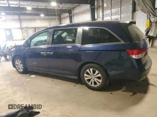 2014 Honda Odyssey EX-L with VIN 5FNRL5H66EB027040, listed as a Copart auction lot 53959195 with 199,431 mi miles and Salvage Title. Bid and sale history available at carsss.com. Image 2.