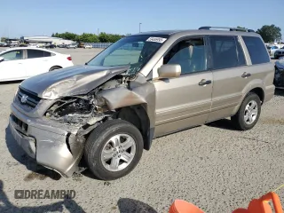 2005 Honda Pilot EX-L z VIN 2HKYF18585H545820, wystawiony jako Copart lot #59486995 z przebiegiem 192 445 mil mil oraz Szkoda całkowita • Salvage title. Historia ofert i sprzedaży dostępna na DreamBid. Obrazek 1.