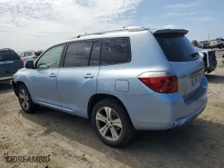 2009 Toyota Highlander Sport with VIN JTEDS43A992076949, listed as a Copart auction lot 49296505 with 122,331 mi miles and Salvage Title. Bid and sale history available at carsss.com. Image 2.