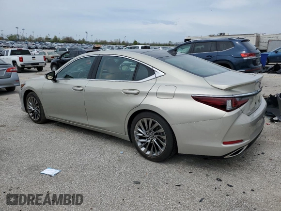 2024 Lexus ES 350 Ultra Luxury with VIN 58AFZ1B14RU161411, listed as a Copart auction lot 52399225 with 7,635 mi miles and Salvage title. Bid and sale history available at DreamBid. Image 2.