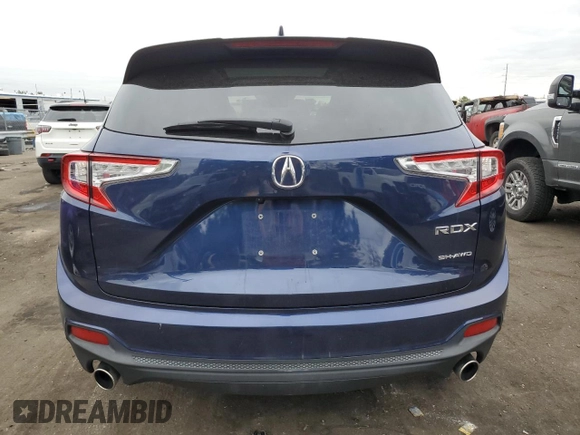 2020 Acura RDX with VIN 5J8TC2H37LL004341, listed as a Copart auction lot 71061613 with 38,953 mi miles. Bid and sale history available at carsss.com. Image 6.