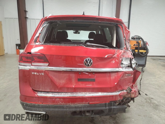 2021 Volkswagen Atlas SEL Premium with VIN 1V2TR2CA5MC542345, listed as a Copart auction lot 51845685 with 30,859 mi miles and Salvage title. Bid and sale history available at DreamBid. Image 6.