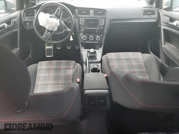2016 Volkswagen Golf GTI SE with VIN 3VW5T7AU1GM001735, listed as a Copart auction lot 55133774 with 48,277 mi miles and Salvage Title. Bid and sale history available at carsss.com. Image 8.