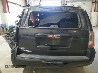 2019 GMC Yukon SLT with VIN 1GKS1BKC9KR361481, listed as a Copart auction lot 45811615 with 0 mi miles and Salvage Title. Bid and sale history available at carsss.com. Image 6.