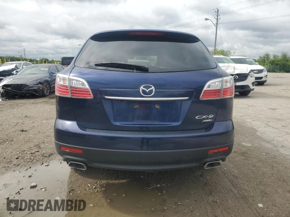 2011 Mazda CX-9 Touring with VIN JM3TB3CA0B0310947, listed as a Copart auction lot 57469525 with 110,443 mi miles and Salvage title. Bid and sale history available at DreamBid. Image 6.