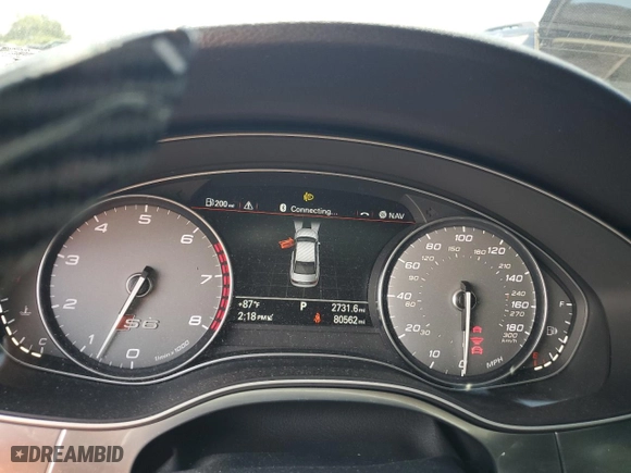 2015 Audi S6 Prestige with VIN WAUF2AFC2FN007746, listed as a Copart auction lot 57925474 with 80,562 mi miles and Clean Title. Bid and sale history available at carsss.com. Image 9.