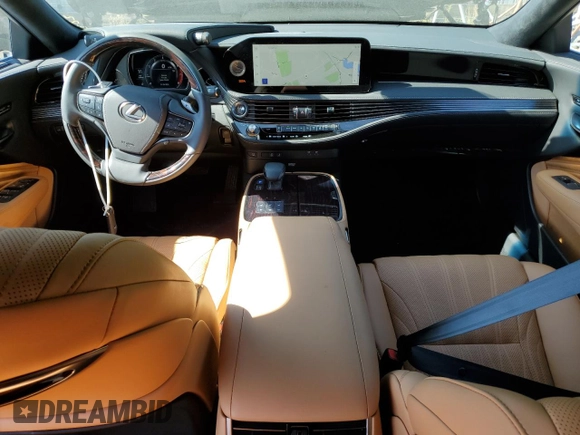 2023 Lexus LS with VIN JTHG5LGF6P5011771, listed as a Copart auction lot 68246974 with 564 mi miles and Salvage title. Bid and sale history available at DreamBid. Image 8.