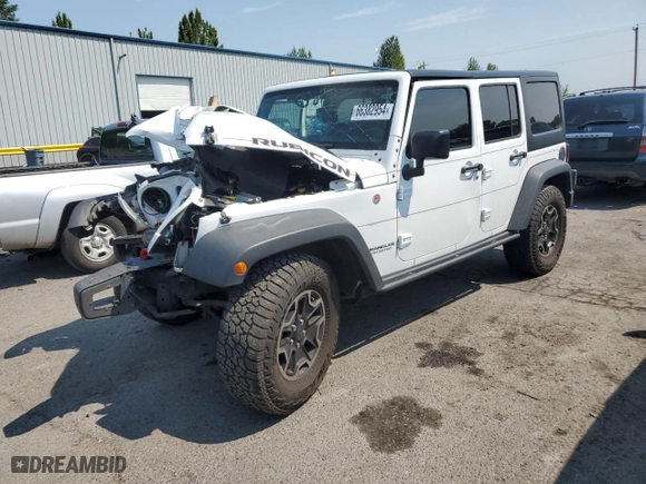 2017 Jeep Wrangler Unlimited Rubicon with VIN 1C4BJWFG7HL557799, listed as a Copart auction lot 77107544 with 172,022 mi miles and Salvage Title. Bid and sale history available at carsss.com. Image 1.