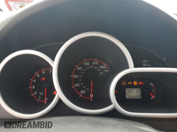 2009 Toyota Matrix S with VIN 2T1LE40E19C009598, listed as a Copart auction lot 61747635 with 162,485 mi miles and Clean title. Bid and sale history available at DreamBid. Image 9.