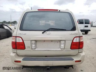 2003 Lexus LX 470 with VIN JTJHT00WX33524190, listed as a Copart auction lot 81855474 with 202,134 mi miles and Clean Title. Bid and sale history available at carsss.com. Image 6.