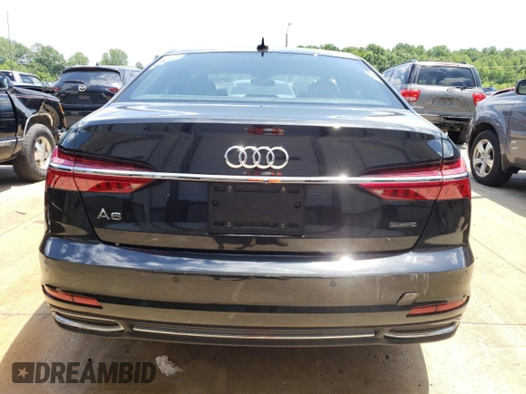 2019 Audi A6 Premium Plus with VIN WAUE8AF21KN116940, listed as a Copart auction lot 60920744 with 56,363 mi miles and Salvage Title. Bid and sale history available at carsss.com. Image 6.