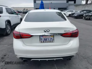 2018 Infiniti Q50 3.0t LUXE with VIN JN1EV7AP8JM364465, listed as a IAAI auction lot 41734191 with 136,869 mi miles. Bid and sale history available at carsss.com. Image 17.