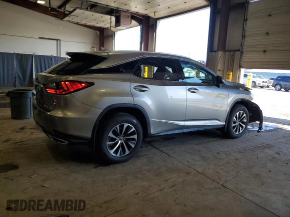 2022 Lexus RX with VIN 2T2HZMDA4NC331708, listed as a Copart auction lot 50336595 with 9,068 mi miles and Salvage Title. Bid and sale history available at carsss.com. Image 3.