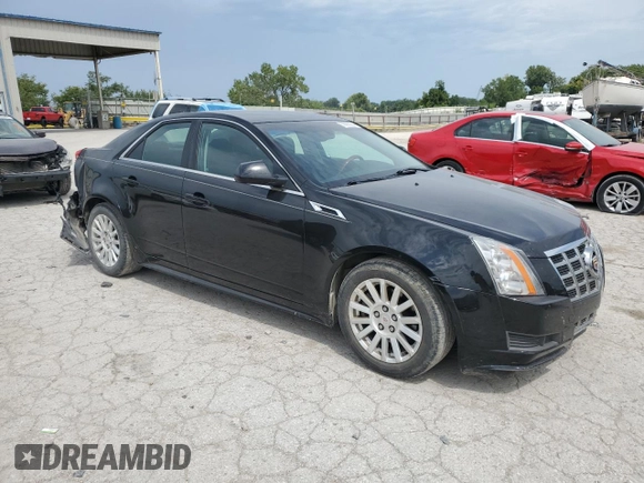 2013 Cadillac CTS Luxury with VIN 1G6DE5E55D0158427, listed as a Copart auction lot 68885564 with 108,343 mi miles and Salvage Title. Bid and sale history available at carsss.com. Image 4.