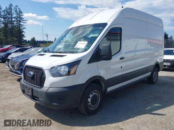 2023 Ford Transit Cargo with VIN 1FTBR1X84PKB02027, listed as a IAAI auction lot 42062820 with 79,813 mi miles and . Bid and sale history available at DreamBid. Image 17.