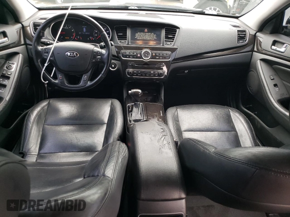 2014 Kia Cadenza Premium with VIN KNALN4D77E5142317, listed as a Copart auction lot 73571124 with 158,794 mi miles and Non Repairable. Bid and sale history available at carsss.com. Image 8.