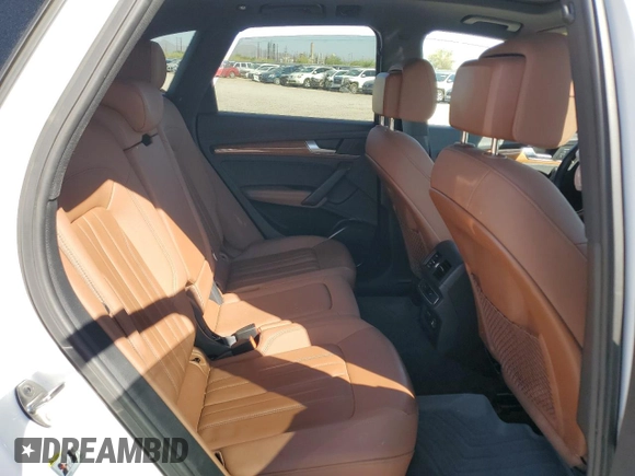 2021 Audi Q5 Premium Plus with VIN WA1BAAFY3M2021843, listed as a Copart auction lot 61691355 with Not provided miles and Salvage title. Bid and sale history available at DreamBid. Image 11.