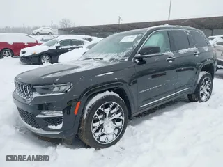 2023 Jeep Grand Cherokee Summit with VIN 1C4RJHEG8P8875735, listed as a IAAI auction lot 41212589 with 17,040 mi miles. Bid and sale history available at carsss.com. Image 2.