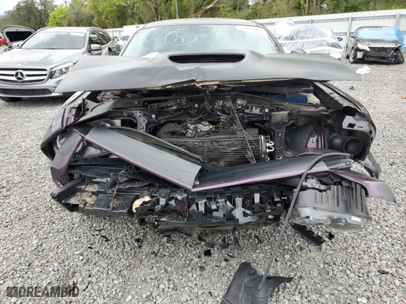 2021 Dodge Challenger R/T Scat Pack Widebody with VIN 2C3CDZFJ0MH586517, listed as a Copart auction lot 45920684 with 35,244 mi miles and Salvage Title. Bid and sale history available at carsss.com. Image 5.