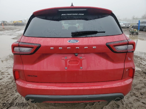 2024 Ford Escape ST-Line with VIN 1FMCU0MN1RUA50625, listed as a Copart auction lot 46654735 with 7,042 mi miles and Salvage Title. Bid and sale history available at carsss.com. Image 6.