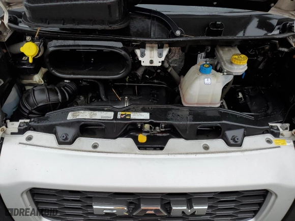 2019 Ram ProMaster Cargo Van with VIN 3C6TRVBG7KE510860, listed as a Copart auction lot 43205445 with 202,956 mi miles and Clean Title. Bid and sale history available at carsss.com. Image 12.