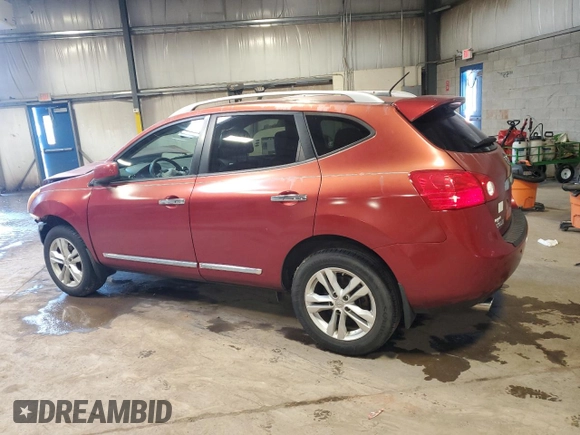 2012 Nissan Rogue S with VIN JN8AS5MV3CW363318, listed as a Copart auction lot 63020035 with 56,811 mi miles and Salvage title. Bid and sale history available at DreamBid. Image 2.