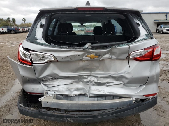 2019 Chevrolet Equinox LS with VIN 2GNAXHEVXK6124913, listed as a Copart auction lot 89211045 with 53,807 mi miles and Salvage Title. Bid and sale history available at carsss.com. Image 6.