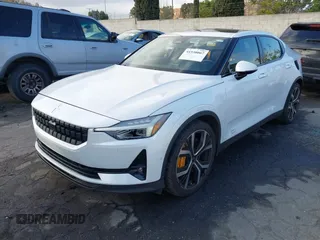 2021 Polestar 2 Launch Edition with VIN LPSED3KA8ML017658, listed as a IAAI auction lot 41538067 with 78,556 mi miles. Bid and sale history available at carsss.com. Image 2.