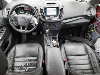 2017 Ford Escape Titanium with VIN 1FMCU0J93HUE83465, listed as a Copart auction lot 53340915 with 44,973 mi miles and Salvage Title. Bid and sale history available at DreamBid. Image 8.