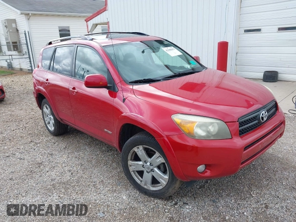 2006 Toyota RAV4 Sport with VIN JTMZD32V865027349, listed as a IAAI auction lot 42308453 with 187,430 mi miles and . Bid and sale history available at DreamBid. Image 1.
