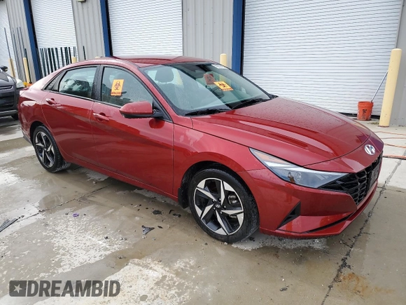 2023 Hyundai Elantra SEL with VIN KMHLS4AG8PU606168, listed as a Copart auction lot 49257485 with 11,945 mi miles and Salvage Title. Bid and sale history available at DreamBid. Image 4.