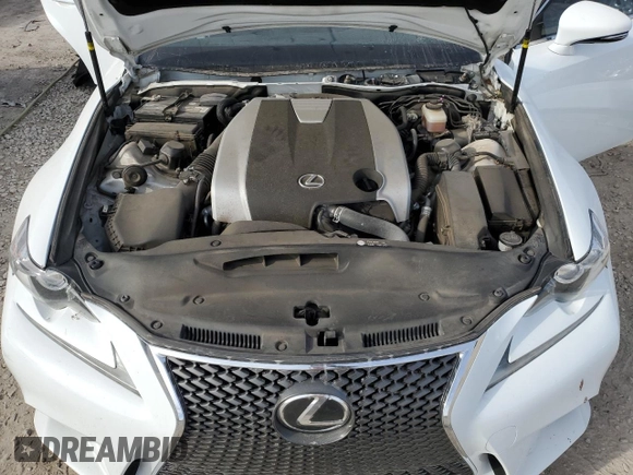 2015 Lexus IS 350 with VIN JTHBE1D21F5022692, listed as a Copart auction lot 85035384 with 87,443 mi miles and Salvage Title. Bid and sale history available at DreamBid. Image 11.