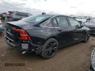 2024 Volvo S60 Plus Black Edition with VIN 7JRL12FH6RG281195, listed as a Copart auction lot 50202175 with 11,498 mi miles and Salvage title. Bid and sale history available at DreamBid. Image 3.