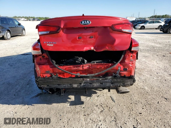 2017 Kia Forte S with VIN 3KPFL4A76HE121249, listed as a Copart auction lot 48788735 with 41,465 mi miles and Salvage Title. Bid and sale history available at DreamBid. Image 6.