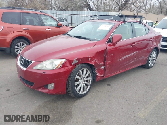 2008 Lexus IS 250 with VIN JTHCK262285020968, listed as a IAAI auction lot 41913121 with 125,435 mi miles. Bid and sale history available at carsss.com. Image 17.