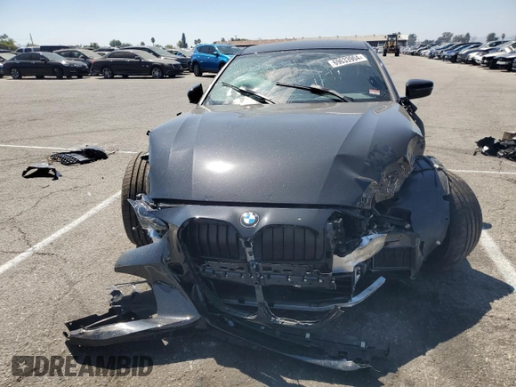 2024 BMW 4 Series M440i with VIN WBA83AP01RCP68732, listed as a Copart auction lot 69633904 with 0 mi miles and Salvage Title. Bid and sale history available at carsss.com. Image 5.