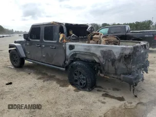 2022 Jeep Gladiator Texas Trail with VIN 1C6HJTAG2NL128766, listed as a Copart auction lot 44345455 with Not Provided miles and Salvage Title. Bid and sale history available at carsss.com. Image 2.