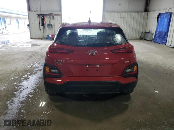 2020 Hyundai Kona SE with VIN KM8K1CAA2LU527142, listed as a Copart auction lot 48918365 with 77,211 mi miles and Salvage Title. Bid and sale history available at carsss.com. Image 6.